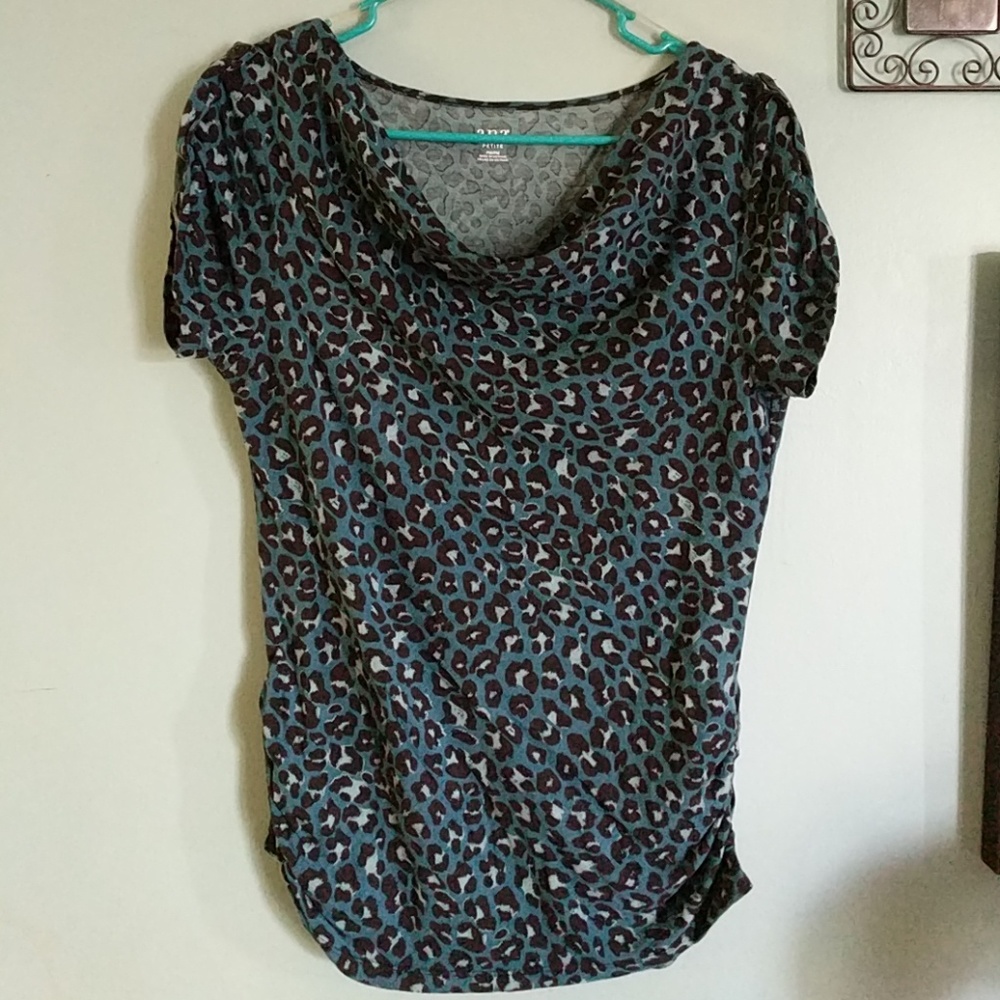 a.n.a Cowl Neck Blouse Size PM